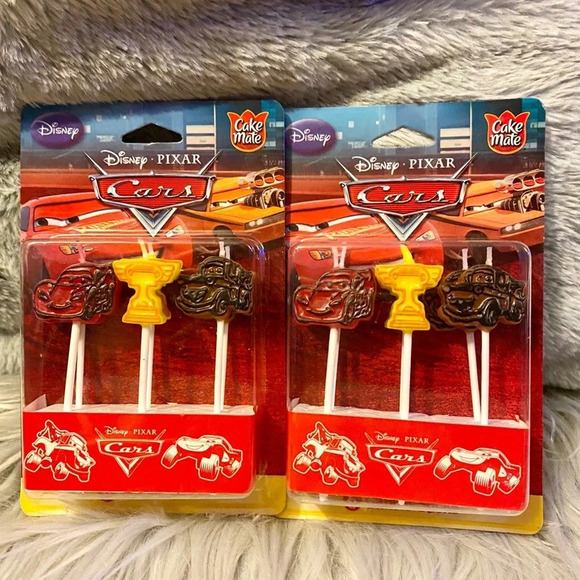 Cars Themed Birthday Candles - 12 Candles - Picture 2 of 2